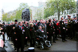 Association of ATs march past the Cenotaph 2010